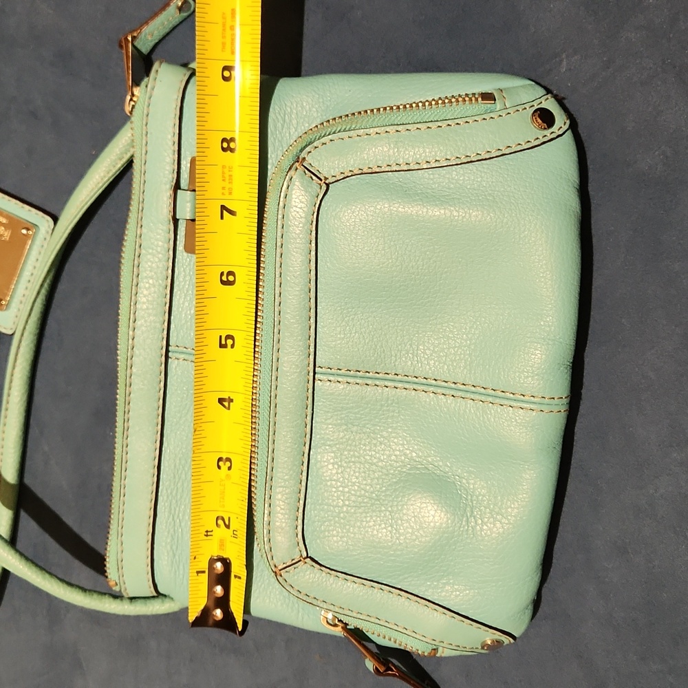 Tignanello Pebble genuine leather mini Crossbody bag, wallet, orginazer travel - Picture 13 of 16